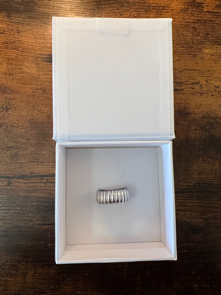 Mejuri Bold Charlotte Ring In Silver 110$
